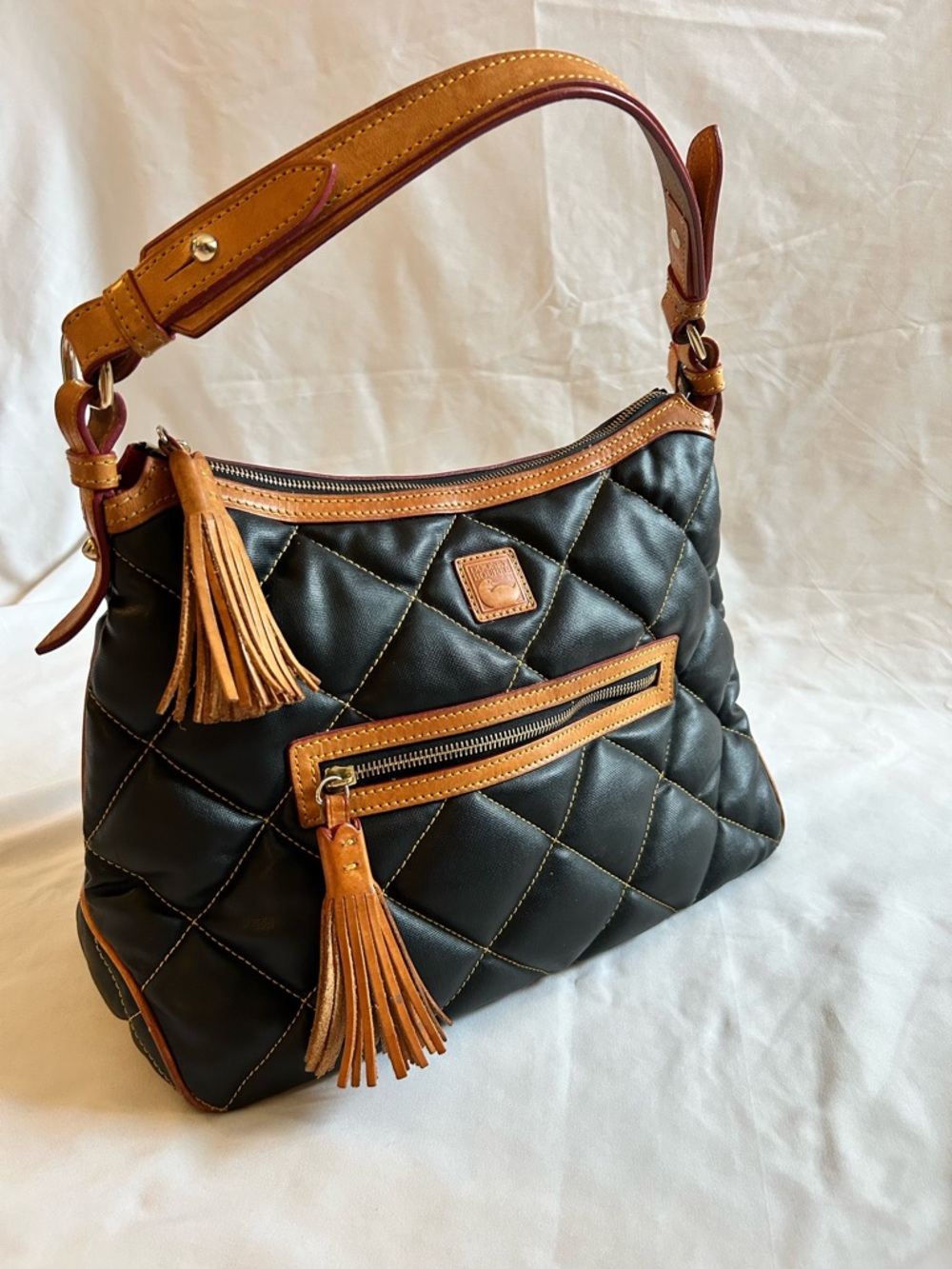 Dooney & Bourke Black Quilted Shoulder Bag